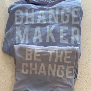 Athleta Change Maker Hoodie - Light Blue